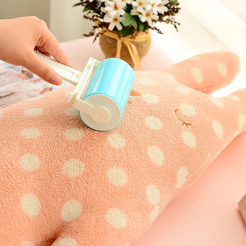 Washable sticky hair roller fashion water washable sticky helper rolling brush suction filter non tearable clothes