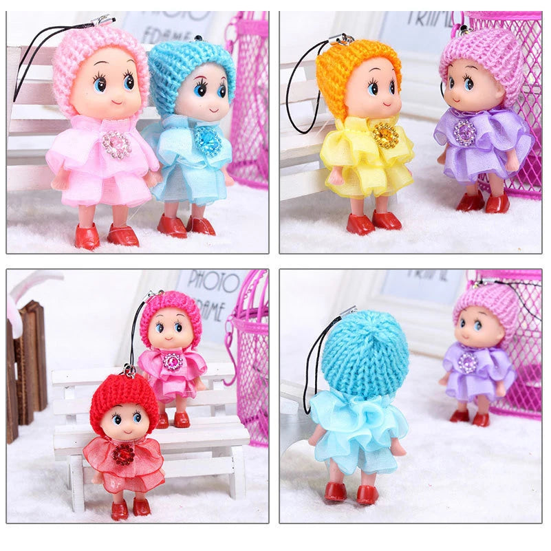 5pcs/set 8cm Little Kelly Confused Doll Princess Mini Simba Cute Baby Kelly Dolls Body Toys For Girls Children Gifts