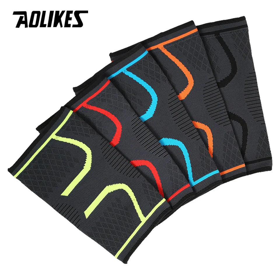 Health & Fitness:1PCS Fitness Running Cycling Knee Support Braces Elastic Nylon Sport Compression Knee Pad Sleeve for Basketball Volleyball