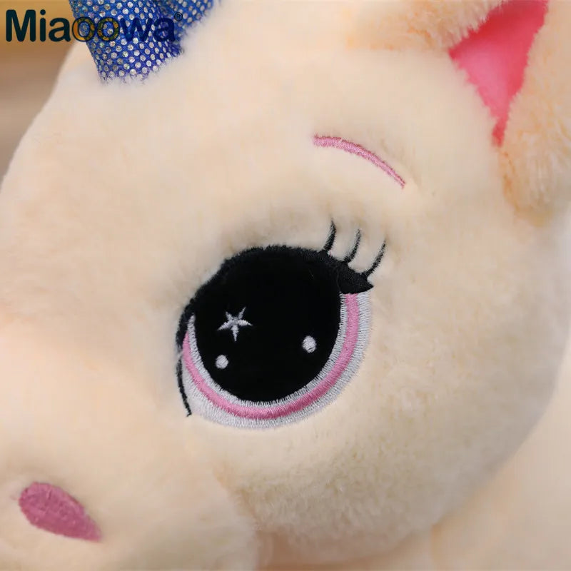 40-110cm Stuffed Animal Baby Dolls Kawaii Cartoon Rainbow Unicorn Plush toys Kids Present Toys Children Baby Birthday Gift