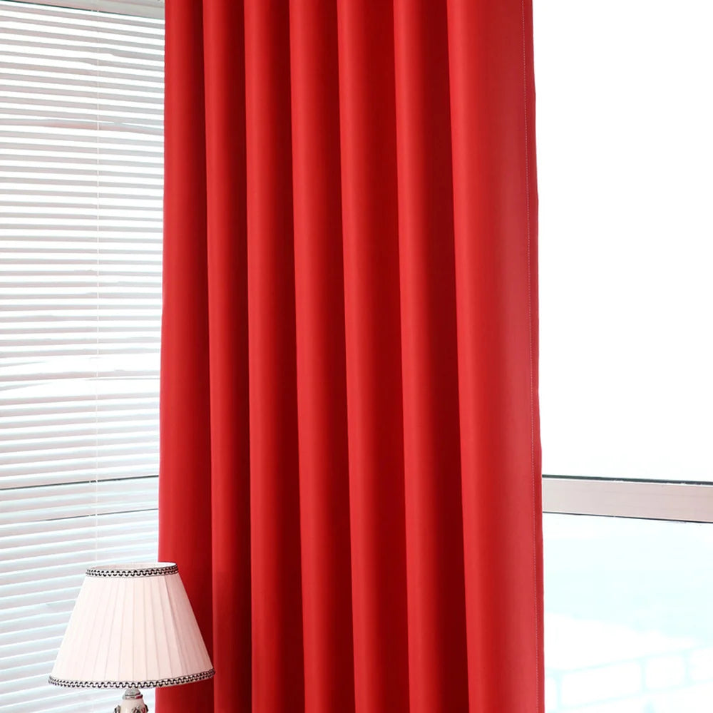 Curtains Black Blackout Long 84 Curtain Out Habitacion Para Cortinas Bedroom Thick Window Blocking Light Darkening Room Drapes