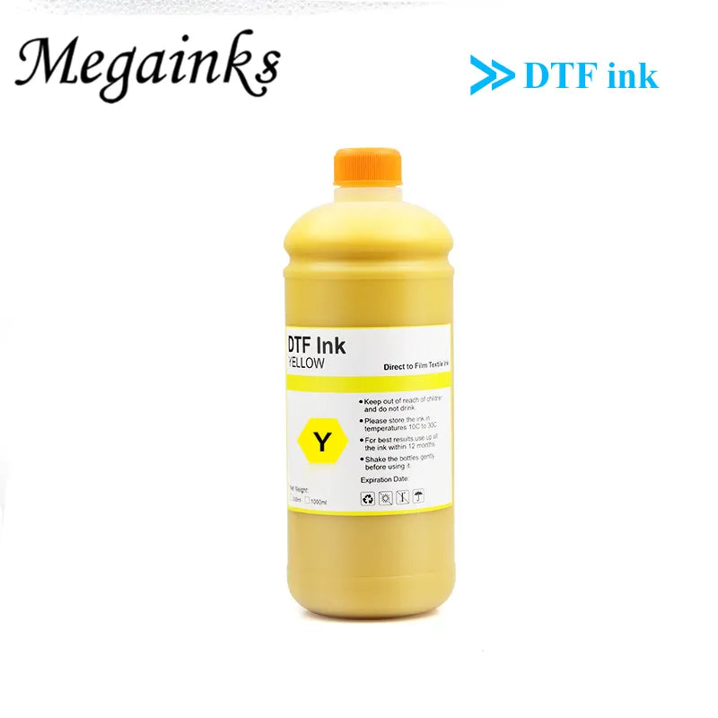 6PCS 1000ML DTF ink kit-2White for direct transfer film for PET film DTF INK all desktop & large format DTF ink printer