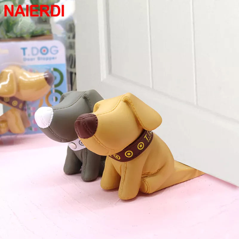 NAIERDI Cute Door Stops Cartoon Creative Silicone Door Stopper Holder Safety Toys For Children Baby Home Furniture Hardware