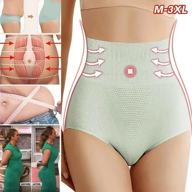 Slimming Underwear Waist Flat Lingerie Women's Lifting Briefs Belly Shaper High Panties Shapewear Cotton Hip Body