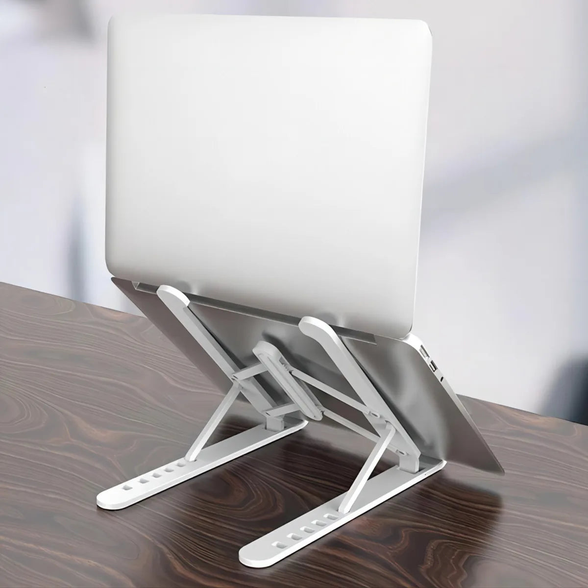 Laptop Stand - Suporte para Notebook Dobrável de Plástico enviar cor aleatória