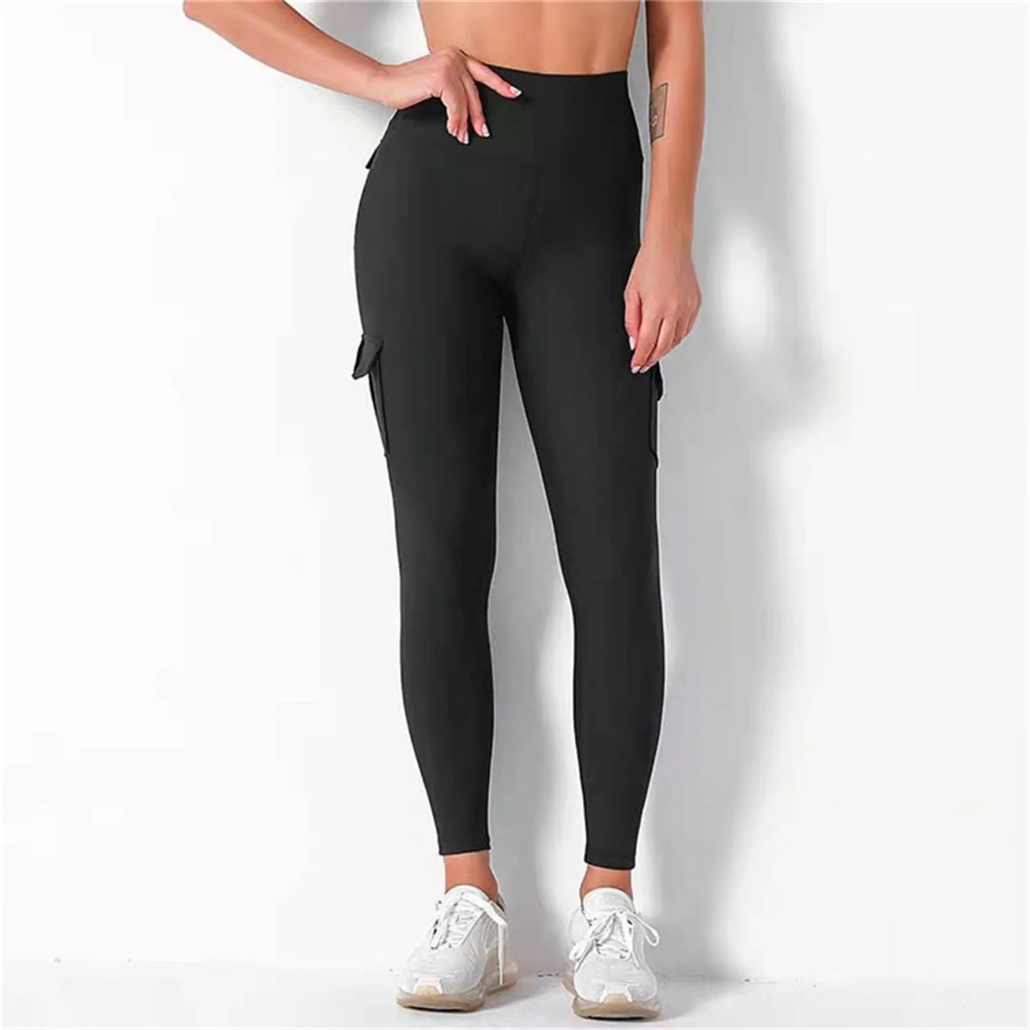 Cathy Cargo Leggings: Workout Running Athletic Cargo Leggings Pants Women'S Sports High Waist Fitness Gym Sport Leggings Women Sexy Push Up Outwear Plus Size Up To 2XL