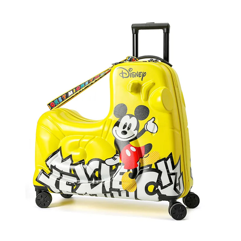 Disney Mickey kids' luggage minnie Travel bag for children Fashion cartoons password zipper rolling luggage case Travel Suitcase