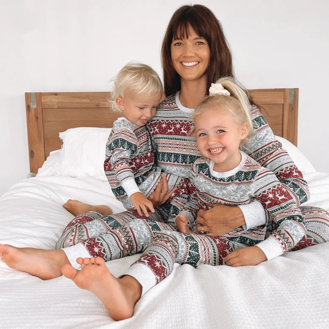 2023 Family Christmas Matching Pajamas Set Xmas Adult Kids Mother And Daughter Father Son Sleepwear Baby Family Look Outfits