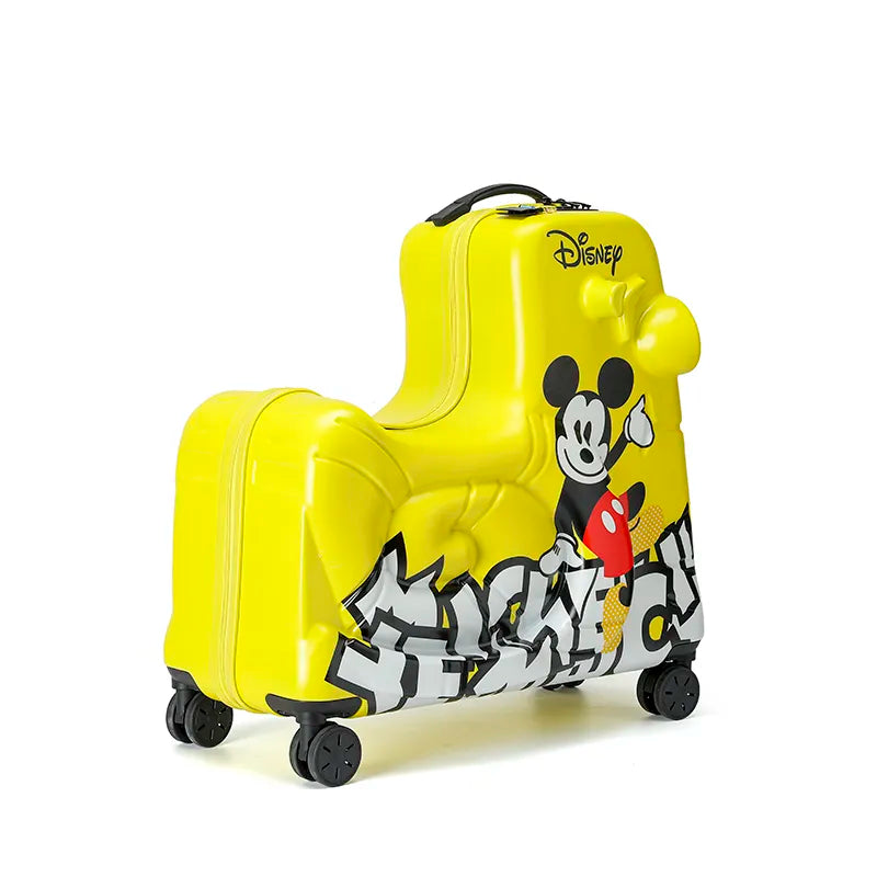 Disney Mickey kids' luggage minnie Travel bag for children Fashion cartoons password zipper rolling luggage case Travel Suitcase