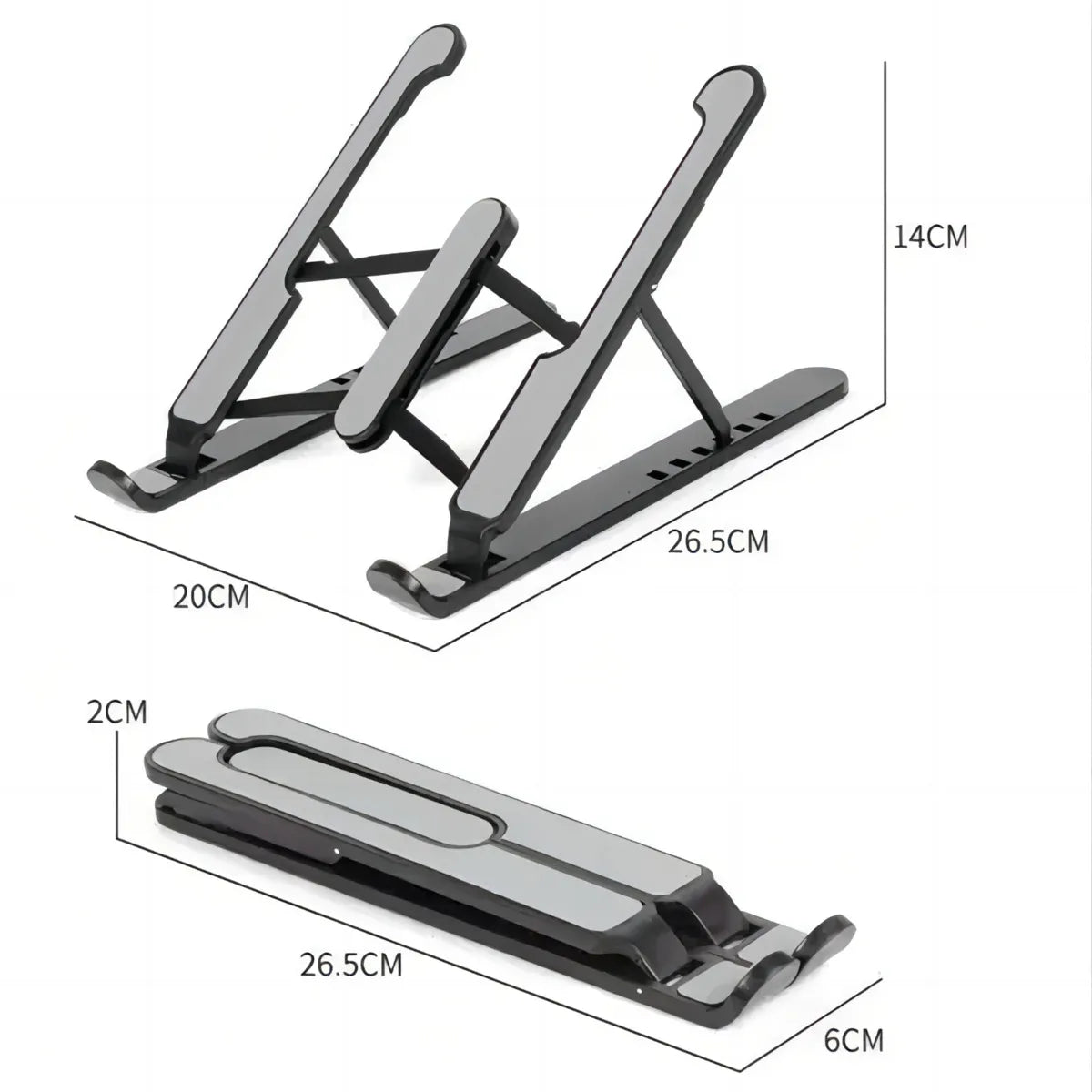 Laptop Stand - Suporte para Notebook Dobrável de Plástico enviar cor aleatória