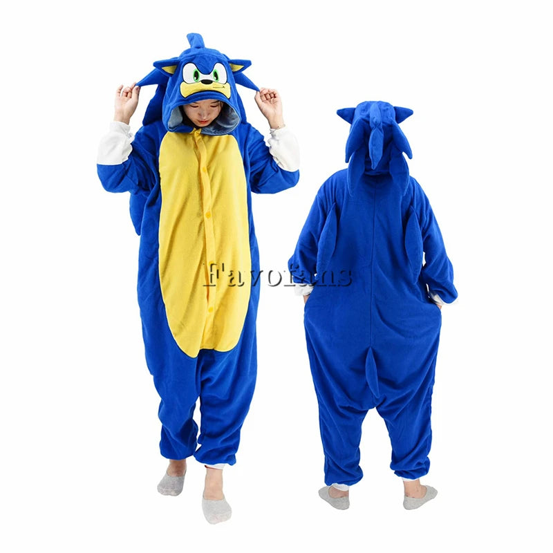 Favofans Animal Kigurumi Adults Kids Women Red Blue Onesies Pajamas Halloween Costumes Cosplay Jumpsuit Christmas Gift XXL