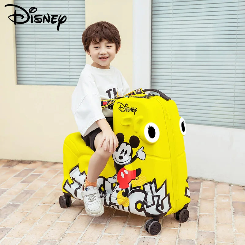 Disney Mickey kids' luggage minnie Travel bag for children Fashion cartoons password zipper rolling luggage case Travel Suitcase