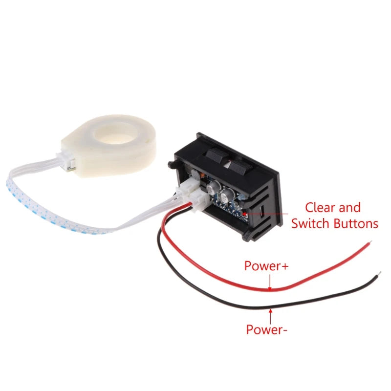 5-120V 100A Digital Voltmeter Current  Amp Meter  Effect