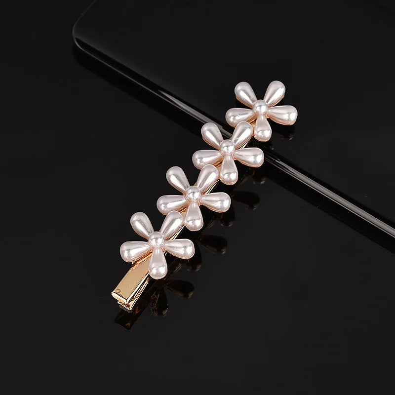 Elegant Full Pearls Hair Clips