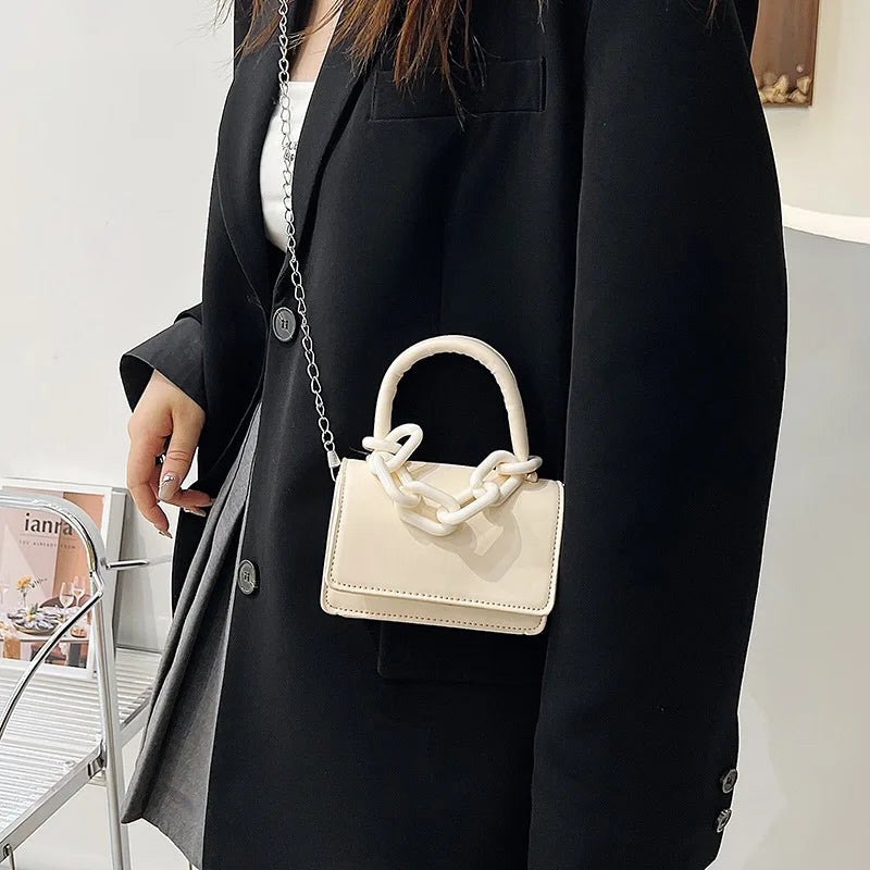 Chain Female Bag Mini Summer Crossbody Bags for Women Fashion Luxury Designer Handbag Women's 2023 Trend Woman Shoulder Purse