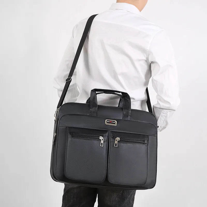 Laptop Bag: 15/16 inch Laptop Bags Briefcase Business for Men Bags Big Plus Large Capacity Computer Bags Shoulder Bag Work Man Handbag