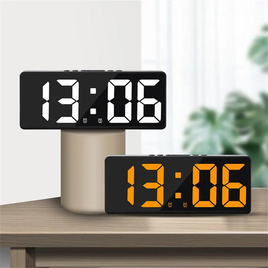 Home Decoration Alarm Clock Bell Electronic Two Sets Of Alarm Clocks Led Alarm Clock Big Screen Alarm Clock Household Products