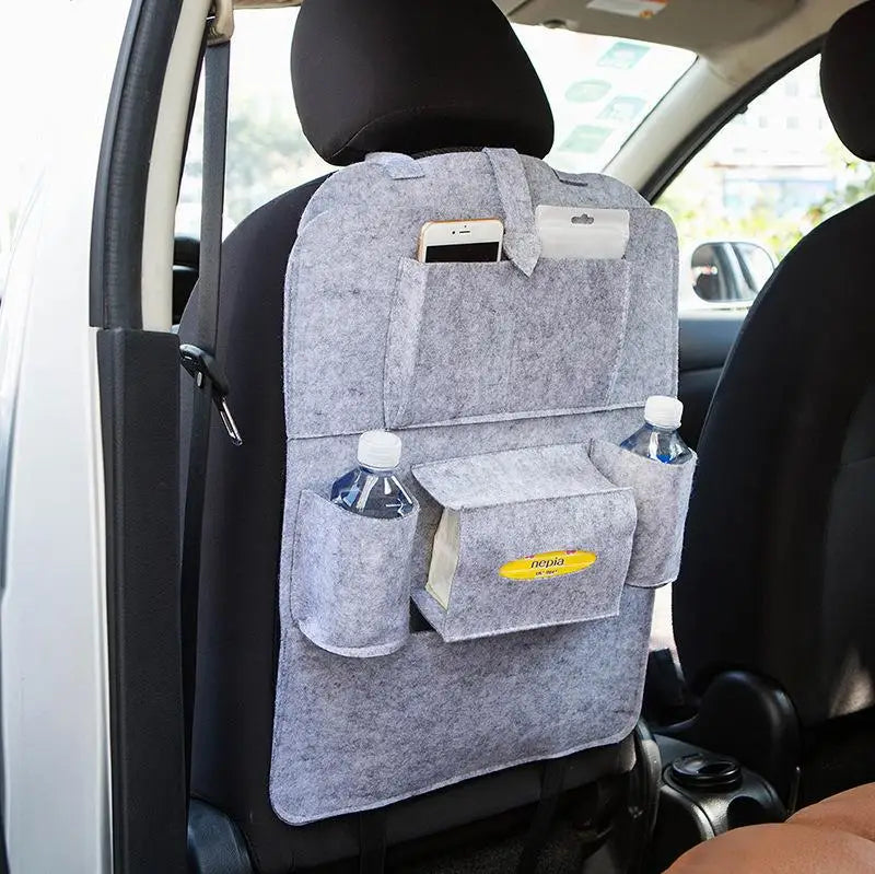 Car Seat Back Insulation Storage Bag Multi-Pocket Thermal Cooler Travel Organizer Case Pouch Bottle Drink Holder Container