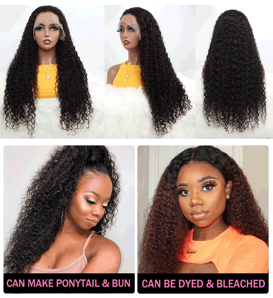 Water Wave Lace Closure Wigs ISEE HAIR Water Wave