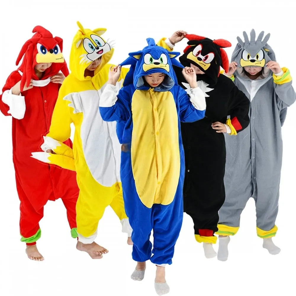 Favofans Animal Kigurumi Adults Kids Women Red Blue Onesies Pajamas Halloween Costumes Cosplay Jumpsuit Christmas Gift XXL