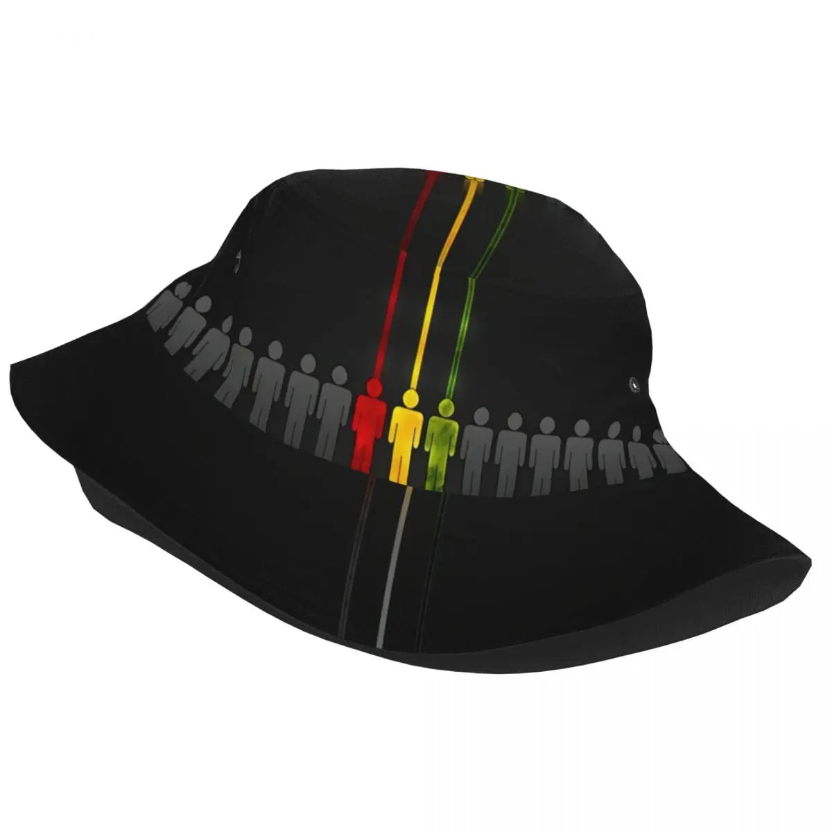 Reggae Bucket Hat🇯🇲: Unisex Bucket Hat Reggae People Spring Headwear Foldable Outdoor Sport Fishing Hat Jamaica Rasta Ispoti Hat Birthday Gift Idea