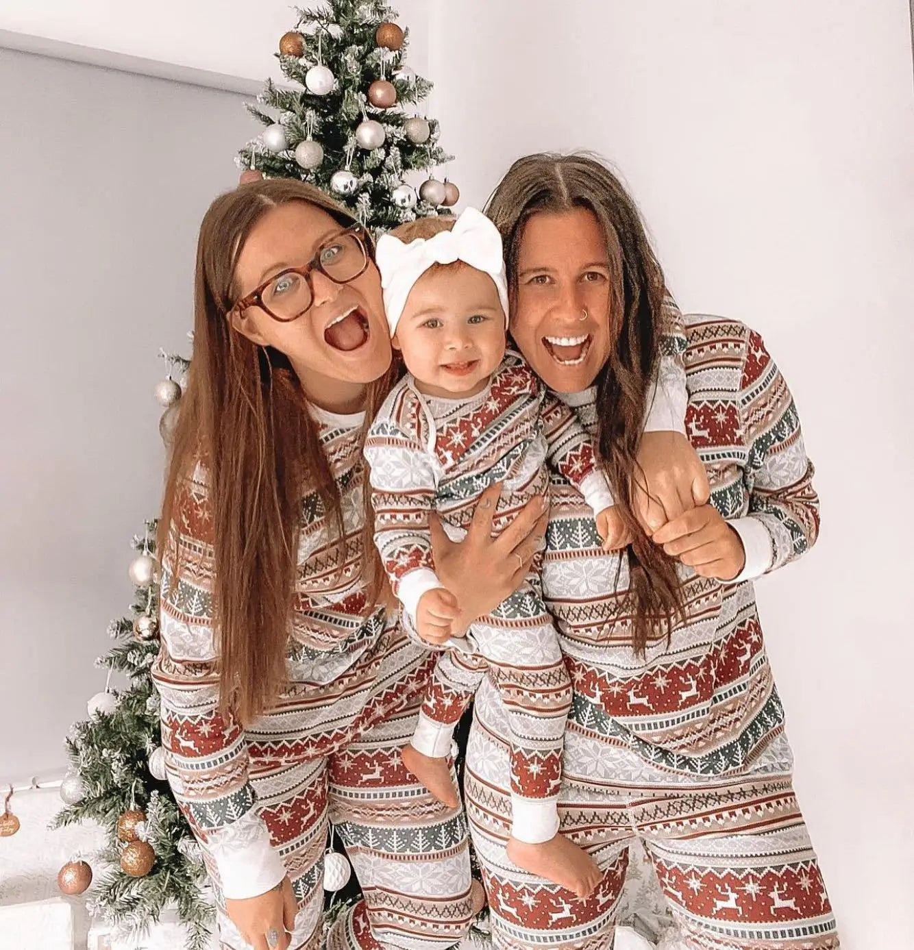 2023 Family Christmas Matching Pajamas Set Xmas Adult Kids Mother And Daughter Father Son Sleepwear Baby Family Look Outfits