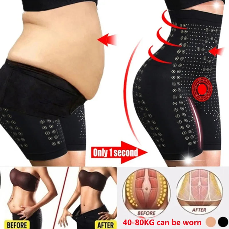 Women High Waist Body Shaper Panties Control Abdomen Shapewear Hip Lift Underwear Girdle Waist Trainer Postpartum Recovery Panty