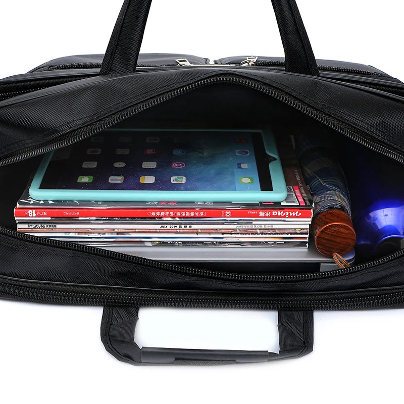 Laptop Bag: 15/16 inch Laptop Bags Briefcase Business for Men Bags Big Plus Large Capacity Computer Bags Shoulder Bag Work Man Handbag