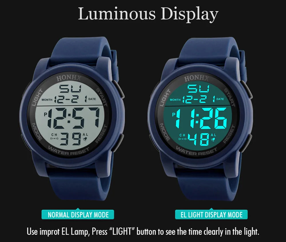 Watch For Men Electronic LED Digital Display Wrist Watch Relogio LED Sport Watches Luxury Clock For Women Montre Часы Мужские