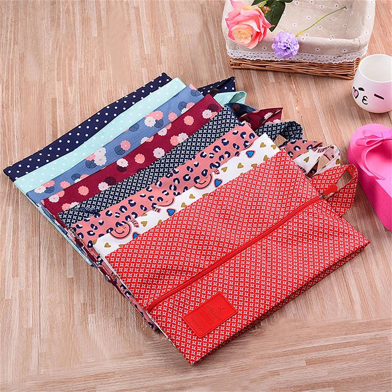 Hang Makeup Bag Travel Foldable Storage Organizer Oxford Cloth Waterproof Cosmetic Bags Zipper Shoe Storage Bag Travel Organizer