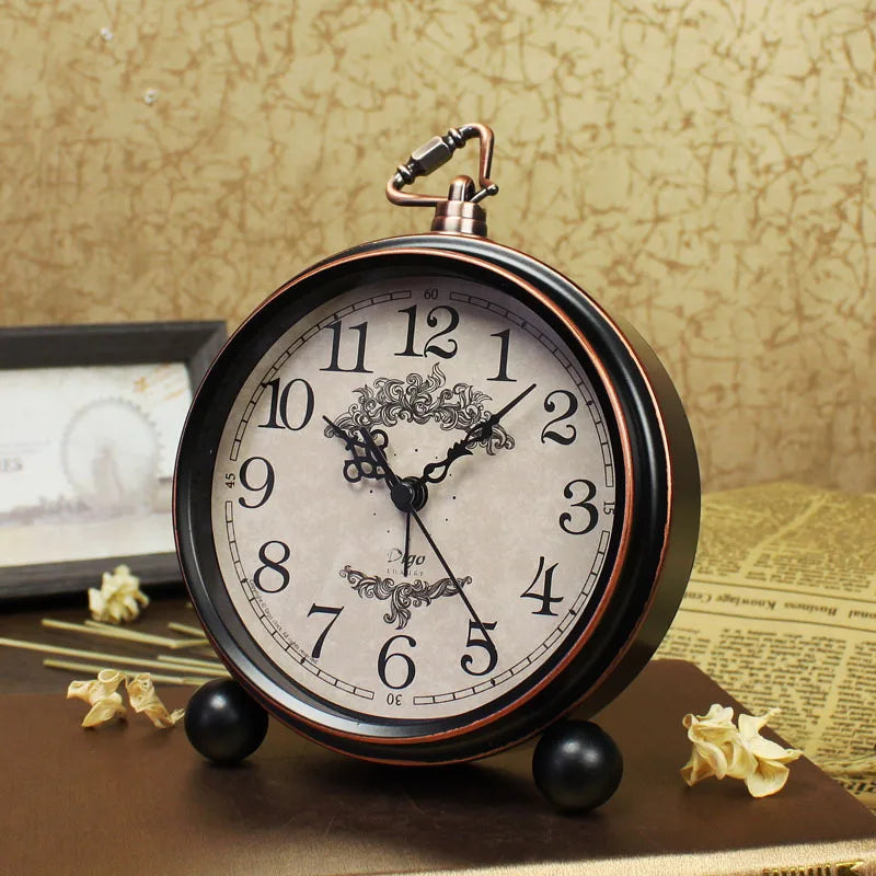 Vintage High Seat Clock Creative Product American Table Alarm Clock