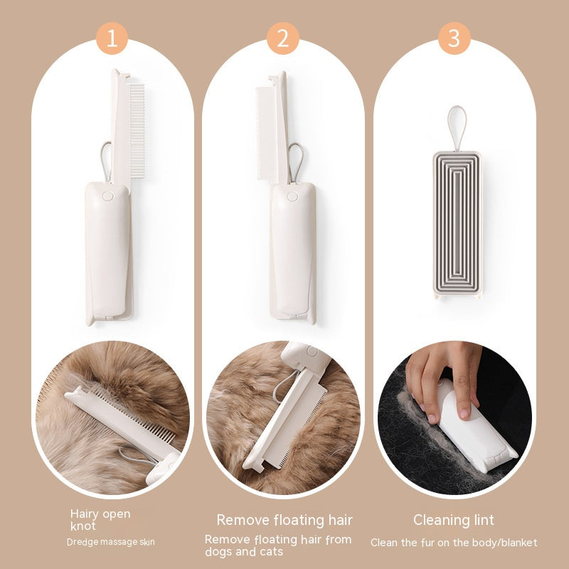 Pet Hair Grooming Brush. Dog & Cat Groomer/Removal Brush.