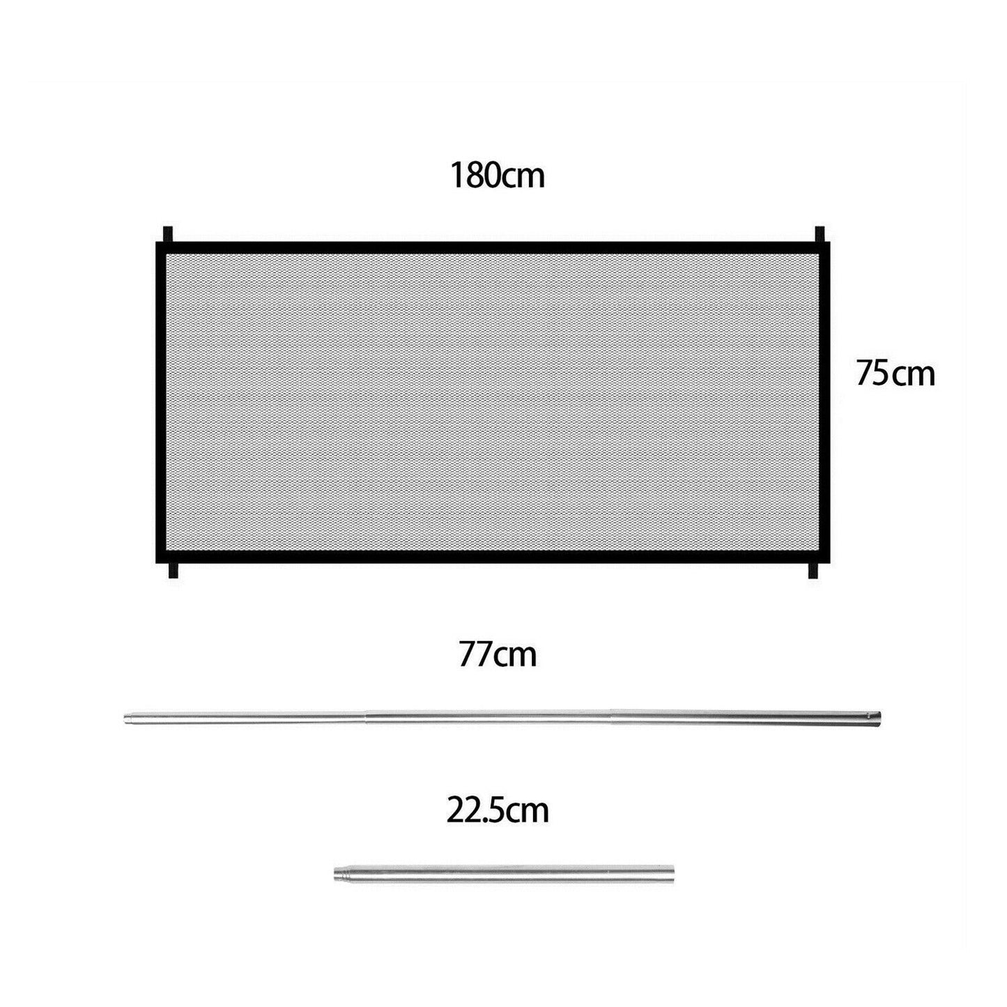 Dog Fence. Safe Guard Gate. Safety Enclosure.