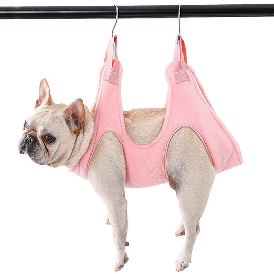 Pet/Dog Grooming Assist  Plush Soft Hammock. Pets Supplies.