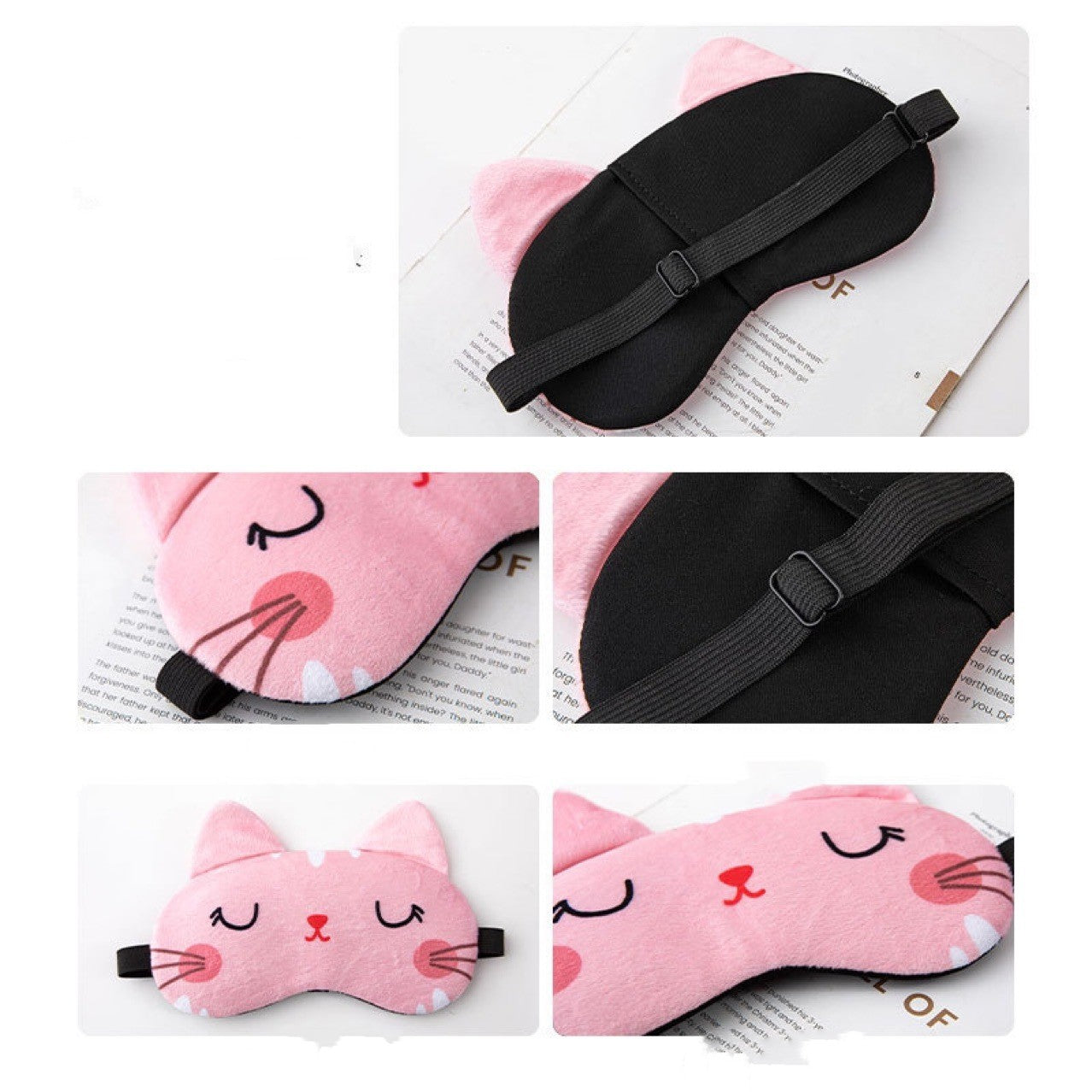 Cartoon Cute Plush Sleeping Eye Mask - YB Gift Store