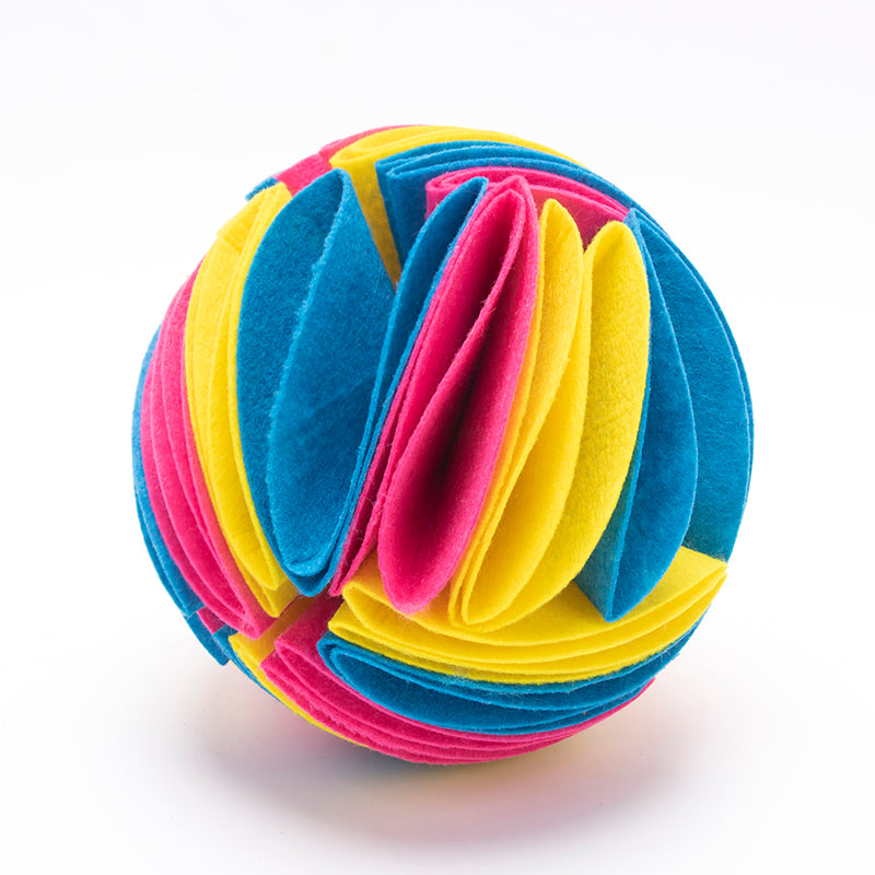 Foldable Dog Snuffle Ball Dog Training Toys